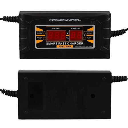 Powermaster Son-1206d 12 Volt - 6 Amper Akıllı Hızlı Akü Şarj Cihazı