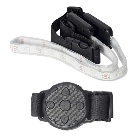 Powermaster 18600 Bisikletçiler İçin Ledli Güvenlik Kemeri Beyaz