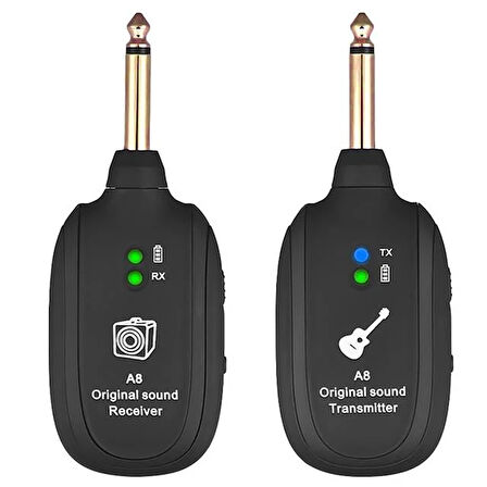 Magicvoice Mv-19583 Uhf Gitar Tip Kablosuz Amfi Ve Enstrüman Kablosuz Mikrofonu Çok Renkli