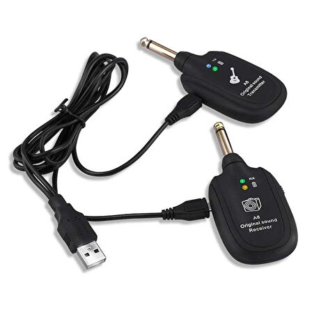 Magicvoice Mv-19583 Uhf Gitar Tip Kablosuz Amfi Ve Enstrüman Kablosuz Mikrofonu Çok Renkli