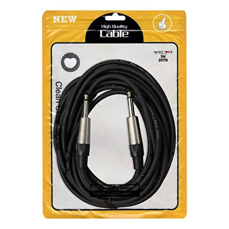 POWERMASTER LD393A 6.3MM MONO ERKEK + 6.3MM MONO ERKEK 5 METRE KA