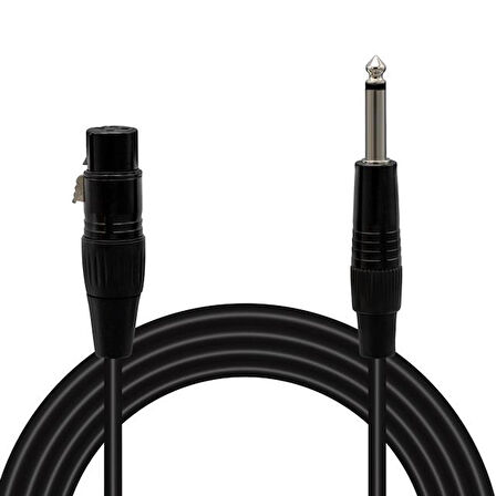 POWERMASTER LD379 XLR CANON DİŞİ + 6.3MM MONO ERKEK 1.5 METRE KA