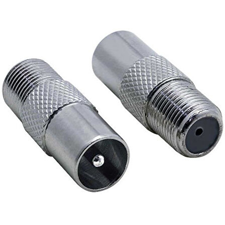 F Konnektör Dişi Anten Fişi Erkek Çevirici Powermaster