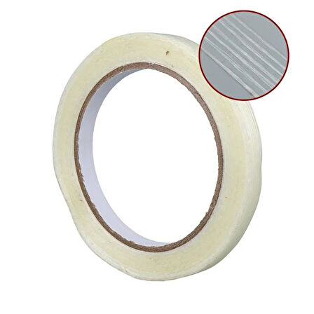 Weko Wk-20830 Lifli Flat Yapışkanlı Güçlü İzalasyon Bant 10mm