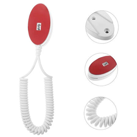 Sunup Yapışkanlı Spiral Kordonu Kumanda Telefon Tutucu Oteller İçin