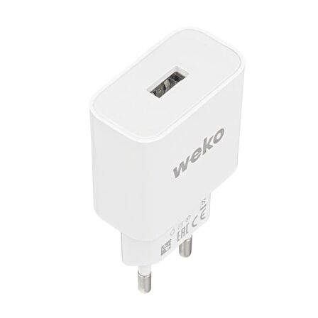 Weko Wk-21436 2.1 Amper Telefon Şarj Adaptörü + Micro Usb Kablo