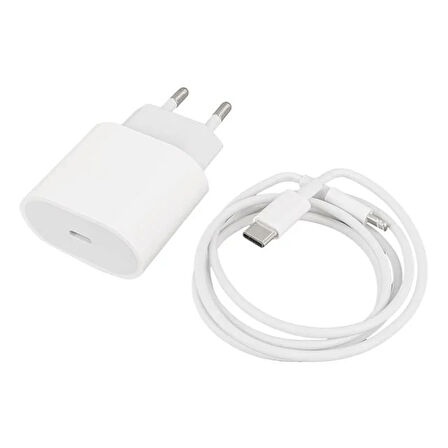 Weko Wk-21443 Pd-c 20 Watt Type-c Şarj Başlık Adaptörü + Type-c To Lıghtnıng Kablo No:9