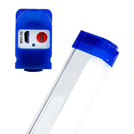 Powermaster Bk-300 Mıknatıslı Şarjlı 3 Modlu Solar Beyaz Lamba 32 Cm Çok Renkli