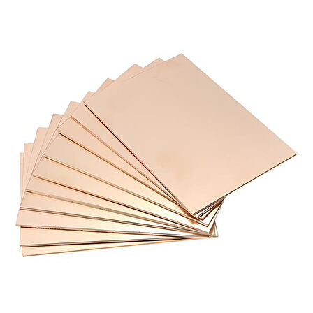 Plaket Bakır 100x150 Mm