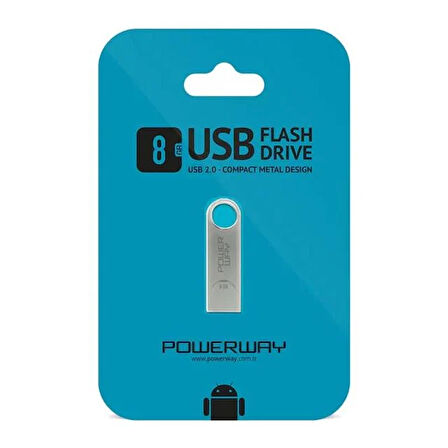 Powerway PW-8GB 8 GB USB 2.0 Mini Flash Bellek