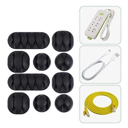 Powermaster Pm-22778 10lu Kablo Düzenleyici Klips