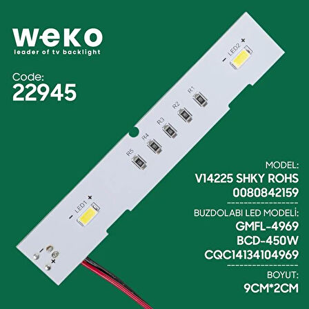 Buzdolabı İç Aydınlatma Ledi Cqc14134104969 2 Çipli