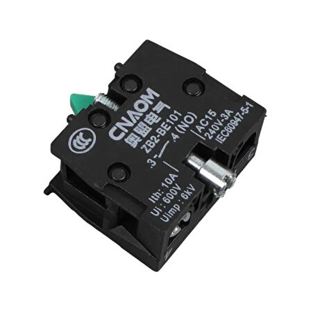 Lay5-be102 22 Mm Kontak Blok No Kırmızı