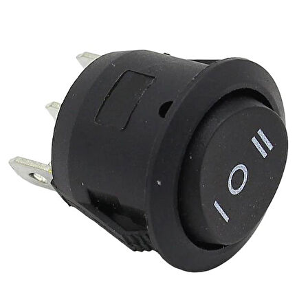 Ic-134 Yuvarlak Işıksız On-off-on 3p Anahtar