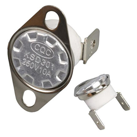 185 C Nc Normalde Kapalı Tip Termostat Seramik Sigorta Ic-269