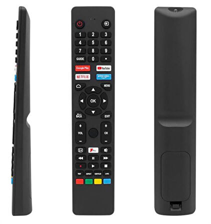 Jvc Rm-c3250 Netflix-prime Video-google Play-youtube Tuşlu Ses Komutsuz Lcd-led Tv Kumandası