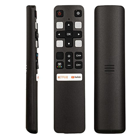 Tcl Rc 802v - Fnr1 - Htc120 - Rc25324 Netflix - Youtube Tuşlu Ses Komutsuz Lcd Led Tv Kumanda