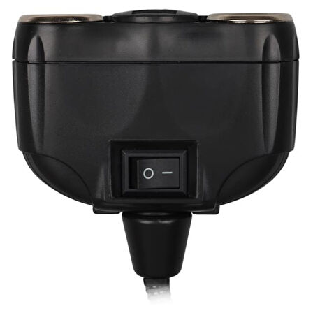 Olesson 1630 12-24v Çift Usb Girişli 120w 80cm Kablolu 2'lı Araç Çakmak Çoklayıcı