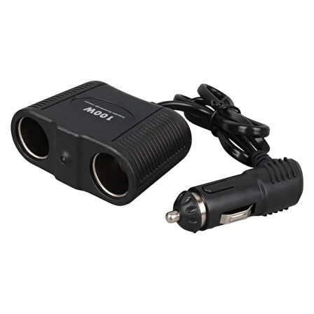 Olesson 1642 12-24v 100w 70cm Kablolu 2'li Araç Çakmak Çoklayıcı