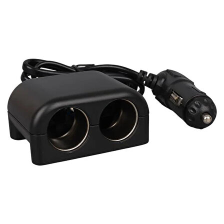 Olesson 1644 12-24v 100w 70cm Kablolu 2'lı Araç Çakmak Çoklayıcı