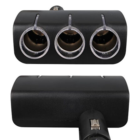 Olesson 1520 12-24v 120w 3'lü Araç Çakmak Çoklayıcı