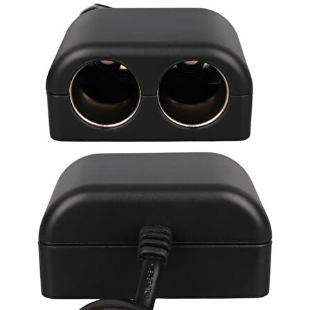 Olesson 1526 12-24v Tek Usb Girişli 120w 80 Cm Kablolu 3'lü Araç Çakmak Çoklayıcı