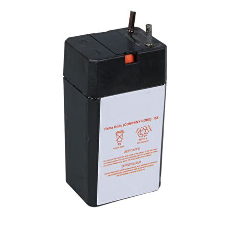Yokohama Yh-40.3 4 Volt - 0.3 Amper Kuru Akü 27x20x48