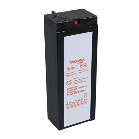 Yokohama Yh-41.0 4 Volt - 1 Amper Akü 34x64x21 Mm