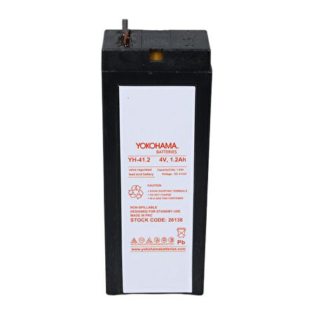 Yokohama Yh-41.2 4 Volt - 1.2 Amper 34x65x22 Mm
