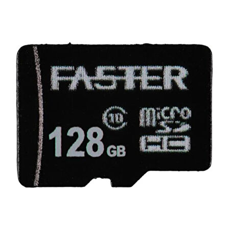 Faster 128 Gb Uhs-ı U1 Sınıf 10 Micro Sdhc Hafıza Kartı