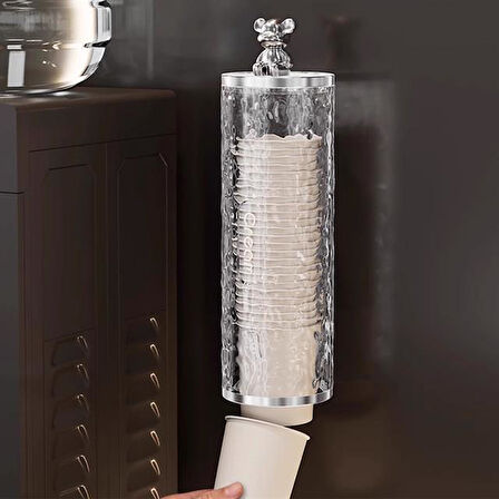 Sunup Sn-27110 Kendinden Yapışkanlı Plastik - Karton Bardak Dispenseri Standart