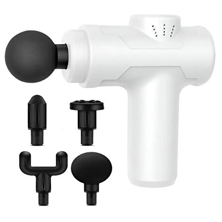 Powermaster Mını-8211 Şarjlı Sporcu Koşucu Darbeli Titreşimli Masaj Aleti 6 Kademeli 2000mah