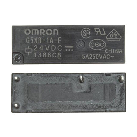 Omron G5nb-1a-e 24vdc Kart Rölesi 24 Volt 4 Pin Bacak Siyah 16x4c16
