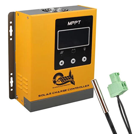 Sunsolar Mpk30 Mppt Solar Şarj Kontrol Cihazı 30a 12v/24v/36v/48v Otomatik 250v Maksimum Pv Lcd Ekranlı Rs485 Portlu