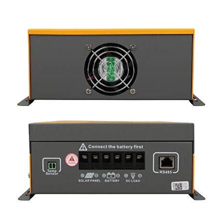 Sunsolar Mpk60 Mppt Solar Şarj Kontrol Cihazı 60a 12v/24v/36v/48v Otomatik 250v Maksimum Pv Lcd Ekranlı Rs485 Portlu