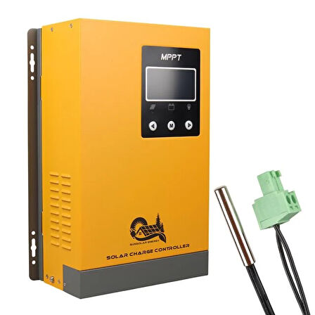 Sunsolar Mpk80 Mppt Solar Şarj Kontrol Cihazı 80a 12v/24v/36v/48v Otomatik 250v Maksimum Pv Lcd Ekranlı Rs485 Portlu