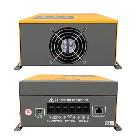 Sunsolar Mpk80 Mppt Solar Şarj Kontrol Cihazı 80a 12v/24v/36v/48v Otomatik 250v Maksimum Pv Lcd Ekranlı Rs485 Portlu