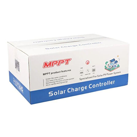 Sunsolar Mpk80 Mppt Solar Şarj Kontrol Cihazı 80a 12v/24v/36v/48v Otomatik 250v Maksimum Pv Lcd Ekranlı Rs485 Portlu