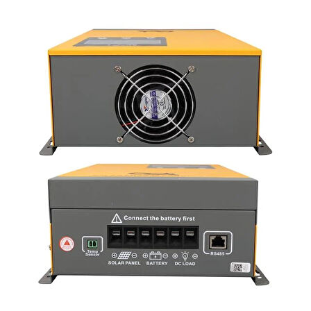 Sunsolar Mpk100 Mppt Solar Şarj Kontrol Cihazı 100a 12v/24v/36v/48v Otomatik 250v Maksimum Pv Lcd Ekranlı Rs485 Portlu