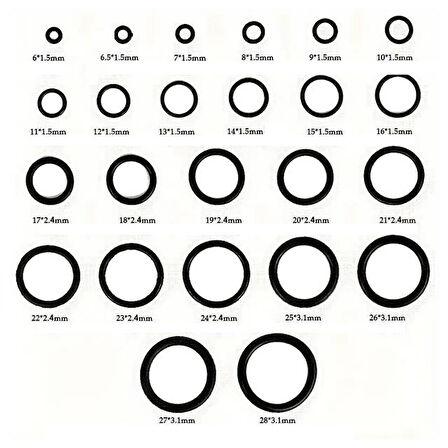 800 Parça Kauçuk Conta Seti Özel Kutulu