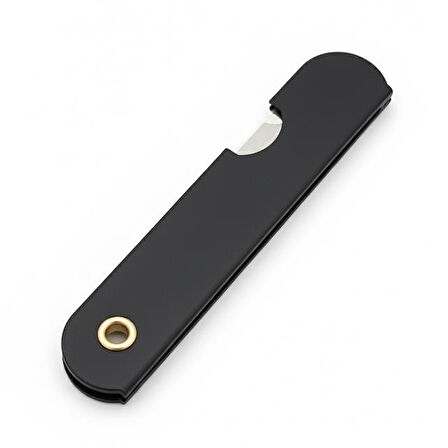 Powermaster Pm-28647 Tekli Katlanır Falçata Maket Bıçağı Büyük Paslanmaz Çelik Siyah