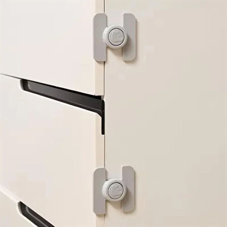 Sunup Sn-28751 Düğmeli Tip Dolap Ve Çekmece Çocuk Güvenlik Kilidi