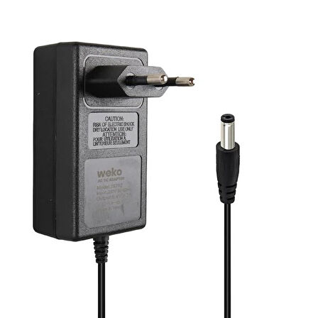 Weko 8.4 Volt 2 Amper 5.5x2.5mm Uçlu Priz Tip Kırmızı Yeşil Ledli Yerli Üretim Akü Şarj Adaptörü Cihazı Diğer