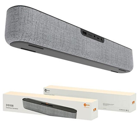 Lecoo DS108 Kablosuz Bluetooth 10W Soundbar Taşınabilir Stereo Hoparlör Siyah
