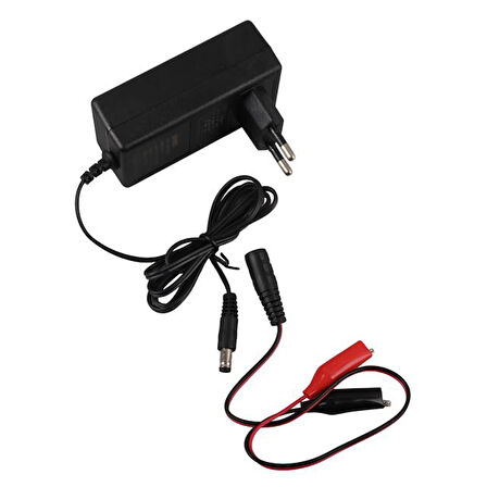 Weko 14.4 Volt - 2 Amper 5.5 2.5 Mm Uçlu + Krokodil Aparatlı Akü Şarj Cihazı Wk-29111