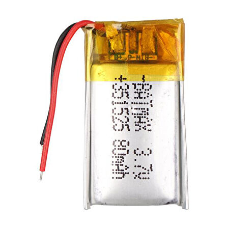 Powermaster 351525 3.7v 80mah Lityum Polimer Li-po Batarya Ciklet Pil