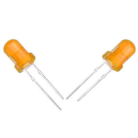 Halmet Mantar Led 5mm Turuncu