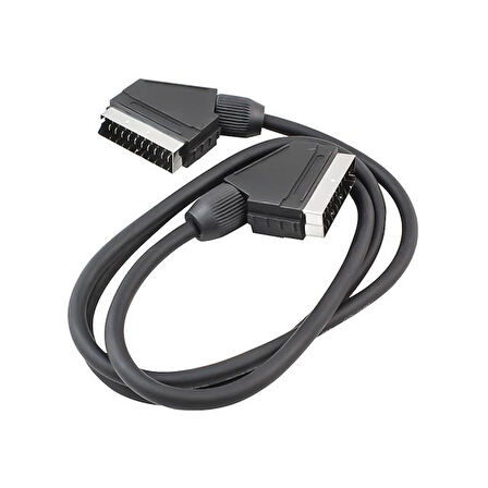 Scart Scart 9 Mm 3 Metre Silver Gri Kablo