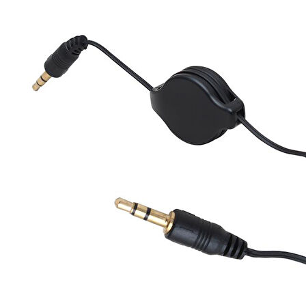 Powermaster Makaralı 3.5 Mm Stereo Erkek-Erkek Kablo 31413