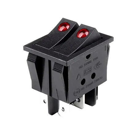 Powermaster Ic-102 İkili Işıklı Mercekli Anahtar